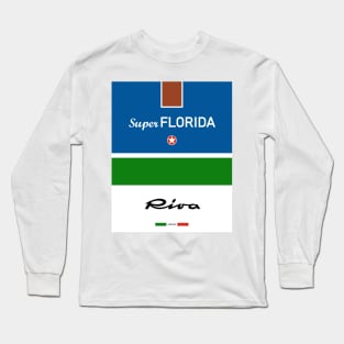 Super Florida Riva Aquarama Italy Italia travel vintage design Long Sleeve T-Shirt